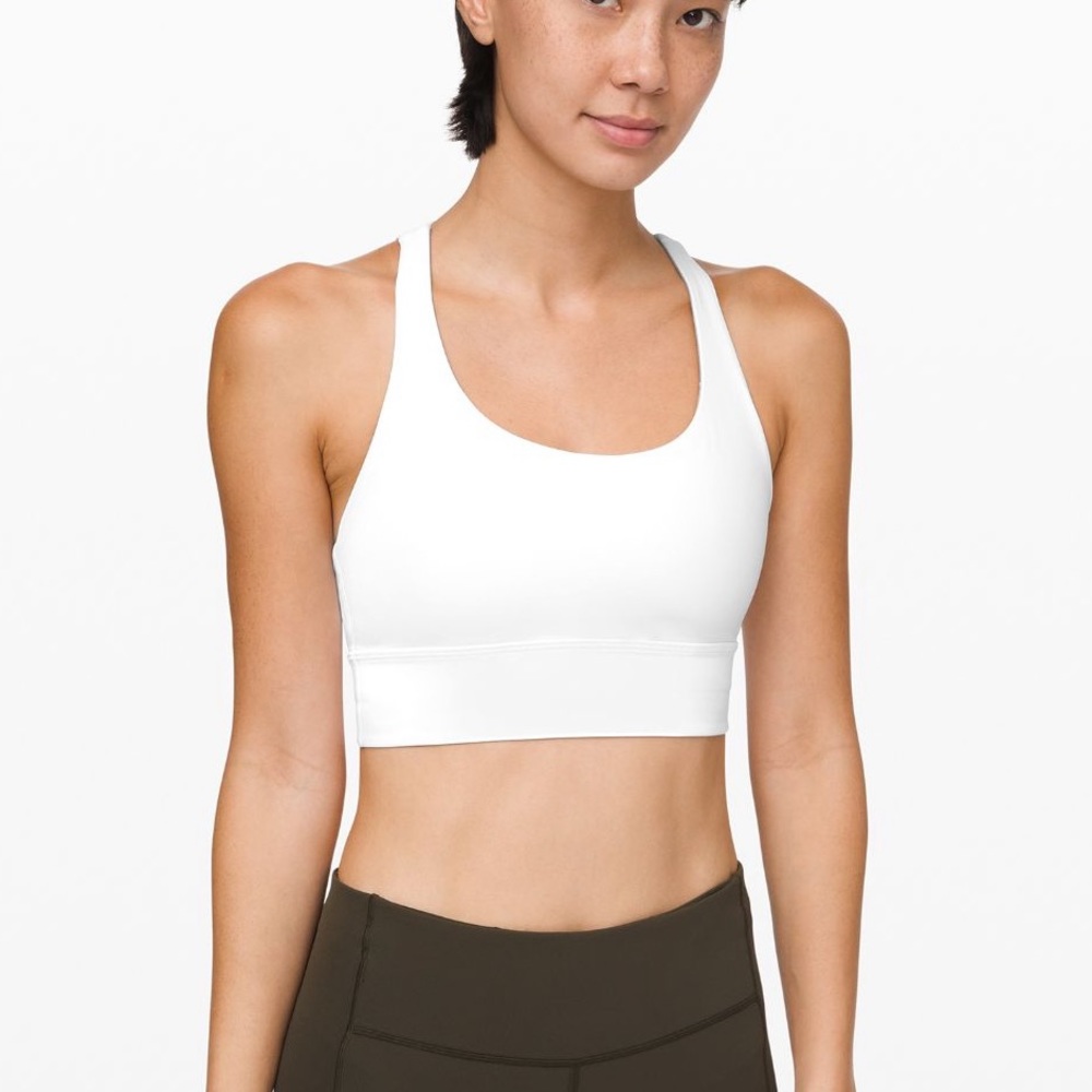 Lululemon White Energy Bra